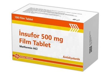 INSUFOR 500 MG FILM TABLET ,TABLET, 30 ADET