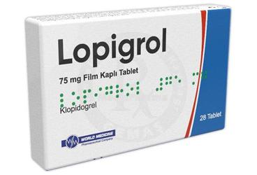 LOPİGROL 75 MG FİLM KAPLI TABLET, 28 ADET