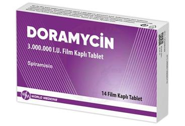 DORAMYCİN 3.000.000 IU FİLM TABLET, 10 ADET