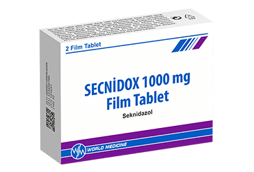 SECNIDOX 500 MG FILM TABLET ,4 FILM TABLET