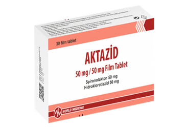 AKTAZİD 50 MG/50 MG FİLM KAPLI TABLET, 30 ADET