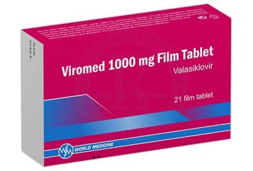 VIROMED 1000 MG FILM TABLET,21 TABLET