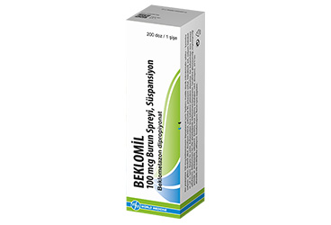 BEKLOMİL 100 MCG BURUN SPREYİ, SÜSPANSİYON (200 DOZLUK)