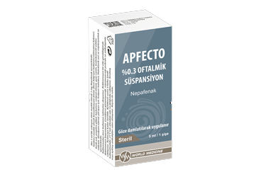 APFECTO %0.3 OFTALMİK SÜSPANSİYON, 5 ML