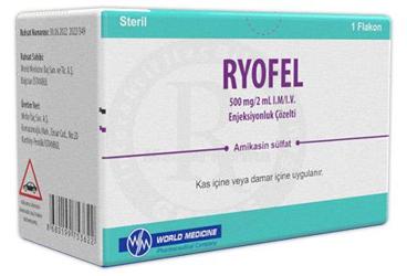 RYOFEL 500 MG/2 ML I.M./I.V. ENJEKSİYONLUK ÇÖZELTİ, 1 ADET