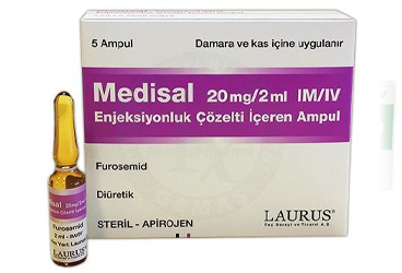 MEDISAL 20 MG/2 ML ENJEKSIYONLUK/ İNFÜZYONLUK COZELTI, 5 ADET