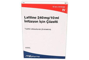 LAFİLİNE 240 MG/10 ML IV İNFÜZYON İÇİN ÇÖZELTİ, 6 ADET