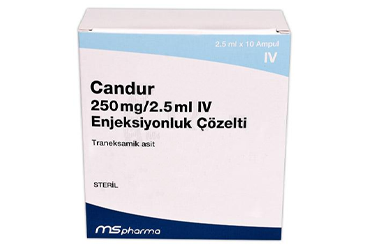 CANDUR 250 MG/2.5 ML IV ENJEKSİYONLIK ÇÖZELTİ, 10 ADET