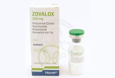 Zovalox 250 mg İnfüzyonluk Çözelti Hazırlamada Kullanılacak Konsantre İçin Toz, 1 ADET