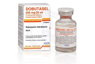 DOBUTASEL 250MG/20ML IV KONSANTRE INFÜZYON ÇÖZELTISI IÇEREN FLAKON ,1-FLAKON