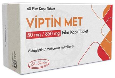 Viptin Met 50 mg / 850 mg Film Kaplı Tablet, 60 ADET