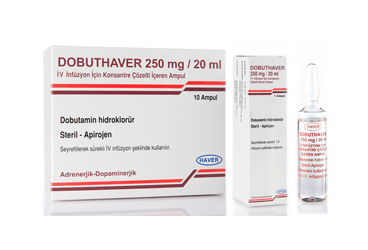 DOBUTHAVER 250MG/20ML IV INFÜZYON IÇIN KONSANTRE ÇÖZELTI IÇEREN AMPUL ,10 AMPUL