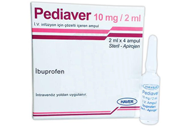 PEDIAVER 10 MG/2 ML I.V. INFÜZYON IÇIN ÇÖZELTI IÇEREN AMPUL