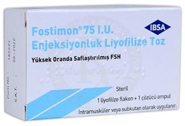 FOSTİMON 75 IU ENJEKSİYONLUK LİYOFİLİZE TOZ