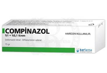 COMPİNAZOL %1 + %0,1 KREM, 15 GRAM