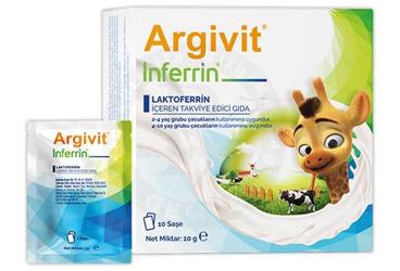 ARGIVIT INFERRIN LAKTOFERRIN ICEREN TAKVIYE EDICI GIDA SASE 10 saşe