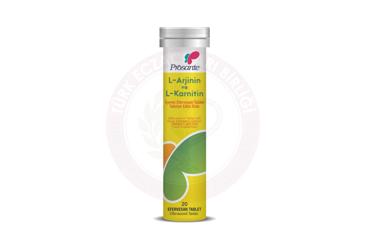PROSANTE L ARGININ L KARNITIN EFERVESAN TABLET 20 tablet