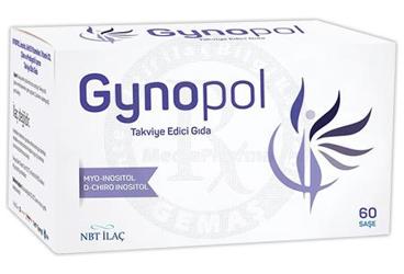 GYNOPOL SASE INOSITOL, AKTIF B VITAMINLERI, VITAMIN D3, CINKO VE PREBIYOTIK ICEREN TAKVIYE EDICI GIDA 60 saşe