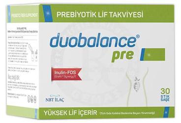 DUOBALANCE PRE PREBIYOTIK LIF TAKVIYESI 30 saşe/stick