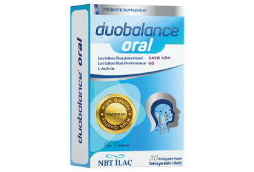 DUOBALANCE ORAL TAKVIYE EDICI GIDA PROBIYOTIK PASTIL 30 pastil