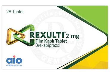 REXULTI 2 MG FİLM KAPLI TABLET, 28 ADET