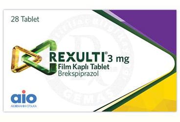 REXULTI 3 MG FİLM KAPLI TABLET, 28 ADET
