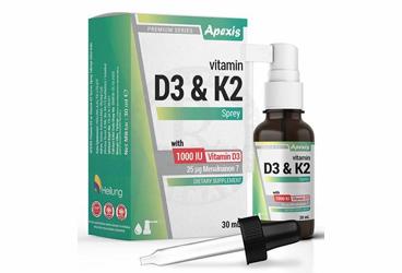 APEXIS VITAMIN D3&K2 ICEREN TAKVIYE EDICI GIDA 30 ml şişe