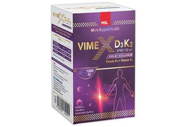 MSL VIMEX OMEGA D3K2 SPREY 1000 IU 50 ml şişe