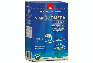 MSL VIMEX OMEGA TAKVIYE EDICI GIDA KAPSUL 60 kapsül