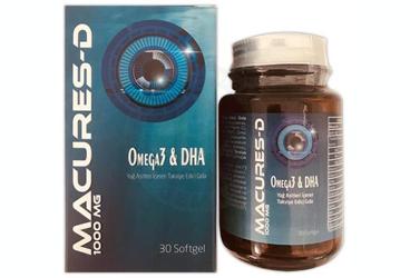 MACURES-D OMEGA 3 & DHA ICEREN TAKVIYE EDICI GIDA 1000 mg 30 kapsül