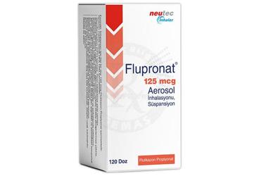 FLUPRONAT 125 MCG AEROSOL İNHALASYONU, SÜSPANSİYON, 120 DOZ