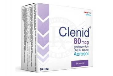 CLENID 80 MCG INHALASYON IÇIN ÖLÇÜLÜ DOZLU AEROSOL, 120 DOZ