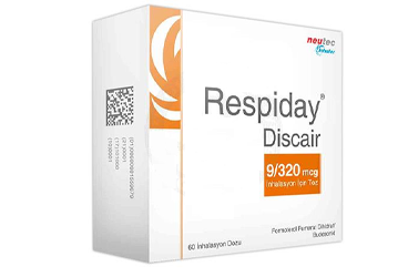 RESPIDAY DISCAIR 9 MCG/320 MCG INHALASYON ICIN TOZ, 60 DOZ