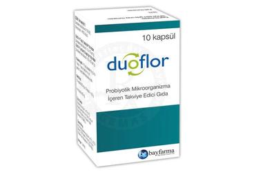 DUOFLOR PROBIYOTIK MIKROORGANIZMA ICEREN KAPSUL 10 kapsül