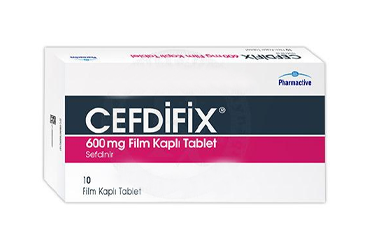 CEFDIFIX 600 MG FİLM KAPLI TABLET, 14 ADET