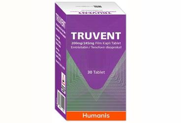 TRUVENT 200 MG/245 MG FİLM KAPLI TABLET, 30 ADET
