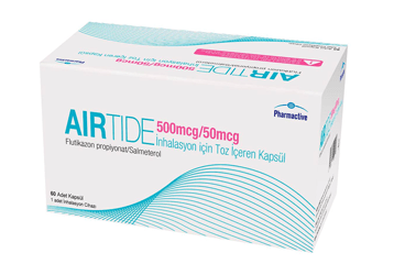 AIRTIDE 500 MCG/50 MCG INHALASYON IÇIN TOZ IÇEREN KAPSÜL,60 ADET