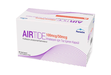 AIRTIDE 100 MCG/50 MCG INHALASYON IÇIN TOZ IÇEREN KAPSÜL,60 ADET