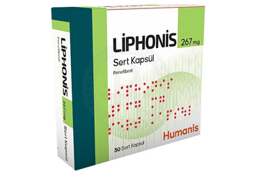 Liphonis 267 mg Sert Kapsül (90 Adet)