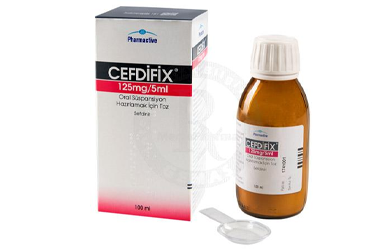 CEFDİFİX 125 MG/5 ML ORAL SÜSPANSİYON HAZIRLAMAK İÇİN TOZ, 100 ML