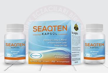SEAQTEN TAKVIYE EDICI GIDA 30 + 30 kapsül