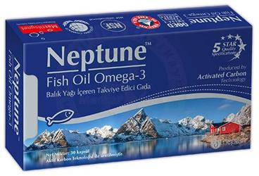 NEPTUNE FISH OIL OMEGA-3 BALIK YAGI ICEREN TAKVIYE EDICI GIDA 30 kapsül