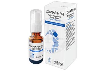 EXANAFİN %1 DERİYE UYGULANACAK SPREY, ÇÖZELTİ , 20 ML