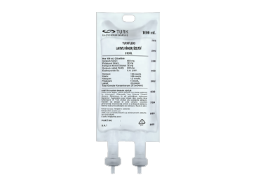 TURKFLEKS LAKTATLI RINGER ÇÖZELTİSİ, 1000 ML SETSIZ