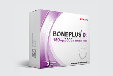 BONEPLUS D3 150 MG/2800 IU EFERVESAN TABLET, 3 ADET