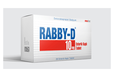 RABBY-D 10 MG ENTERIK KAPLI TABLET, 28 ADET