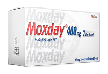 MOXDAY 400 MG FILM TABLET, 5 ADET