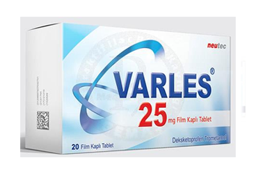 VARLES 25 MG FILM KAPLI TABLET, 20 ADET