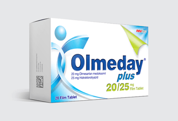 OLMEDAY PLUS 20 MG/25 MG FILM KAPLI TABLET, 28 ADET