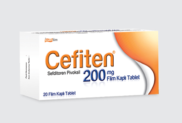 CEFITEN 200 MG FILM TABLET, 20 ADET